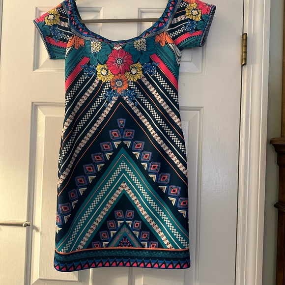 Multicolor bodycon dress - Picture 3 of 3